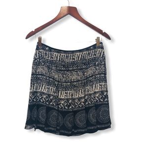 New! White House Black Market Black Pleated Skirt